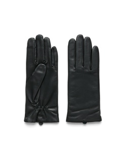 ECCO® Gloves nahkkindad naistele - Must - Main