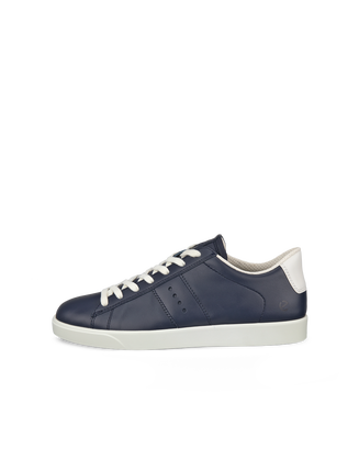 Zapatillas de piel ECCO® Street Lite para mujer - Azul - Outside