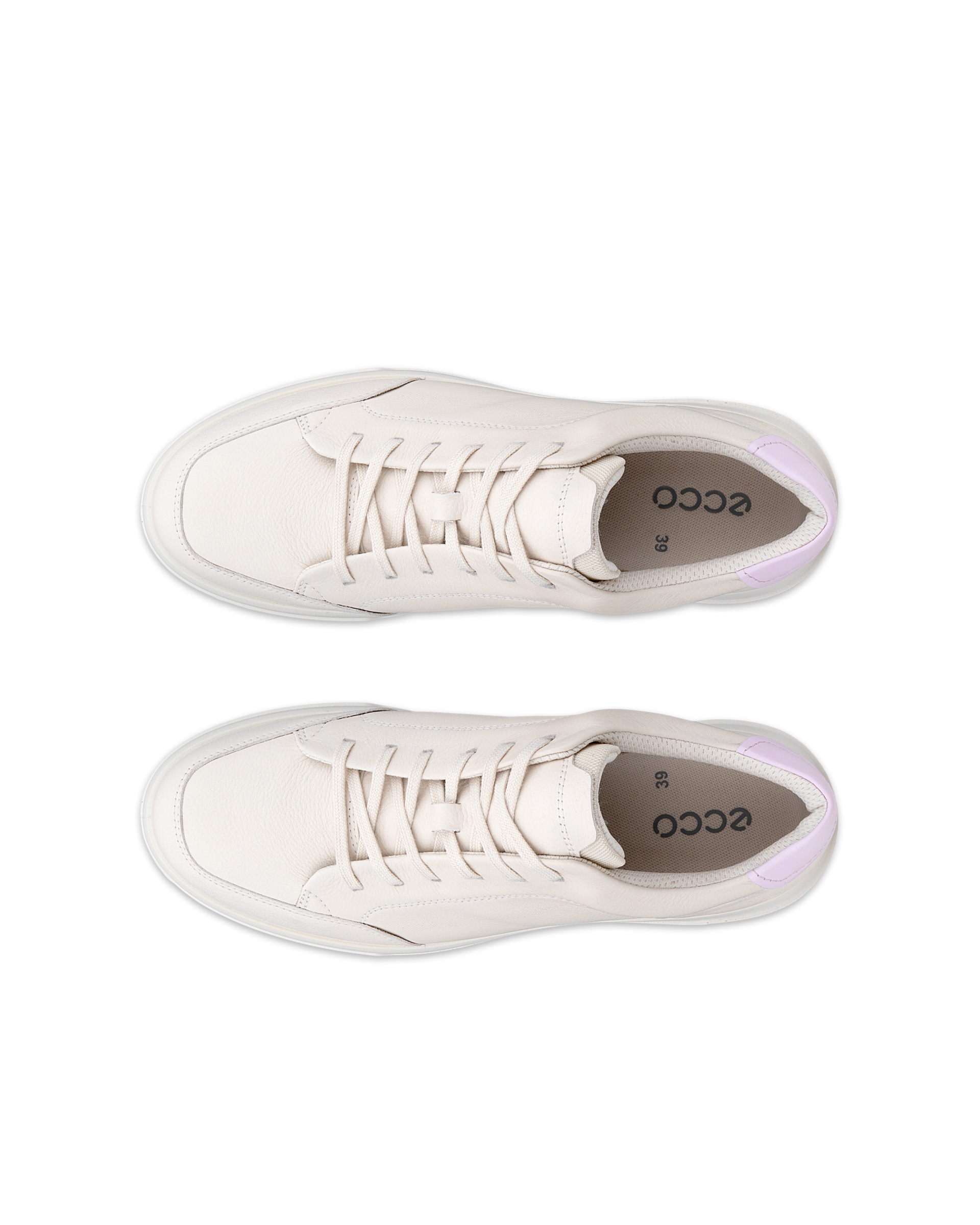 Ženski usnjeni čevlji ECCO® MOVE - Bež - Top left pair
