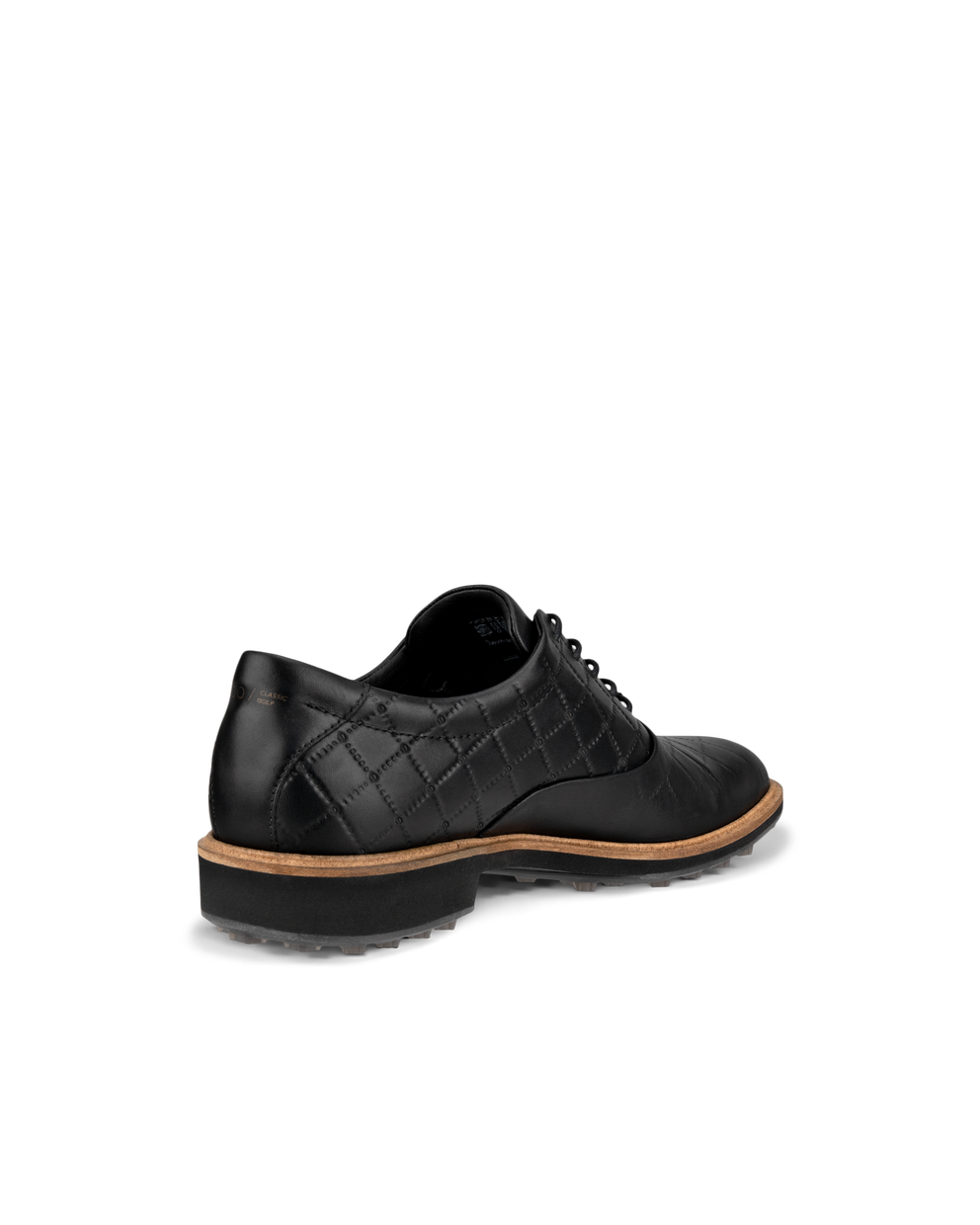 Men's ECCO® Golf Classic Hybrid Leather Shoe - Black - Back