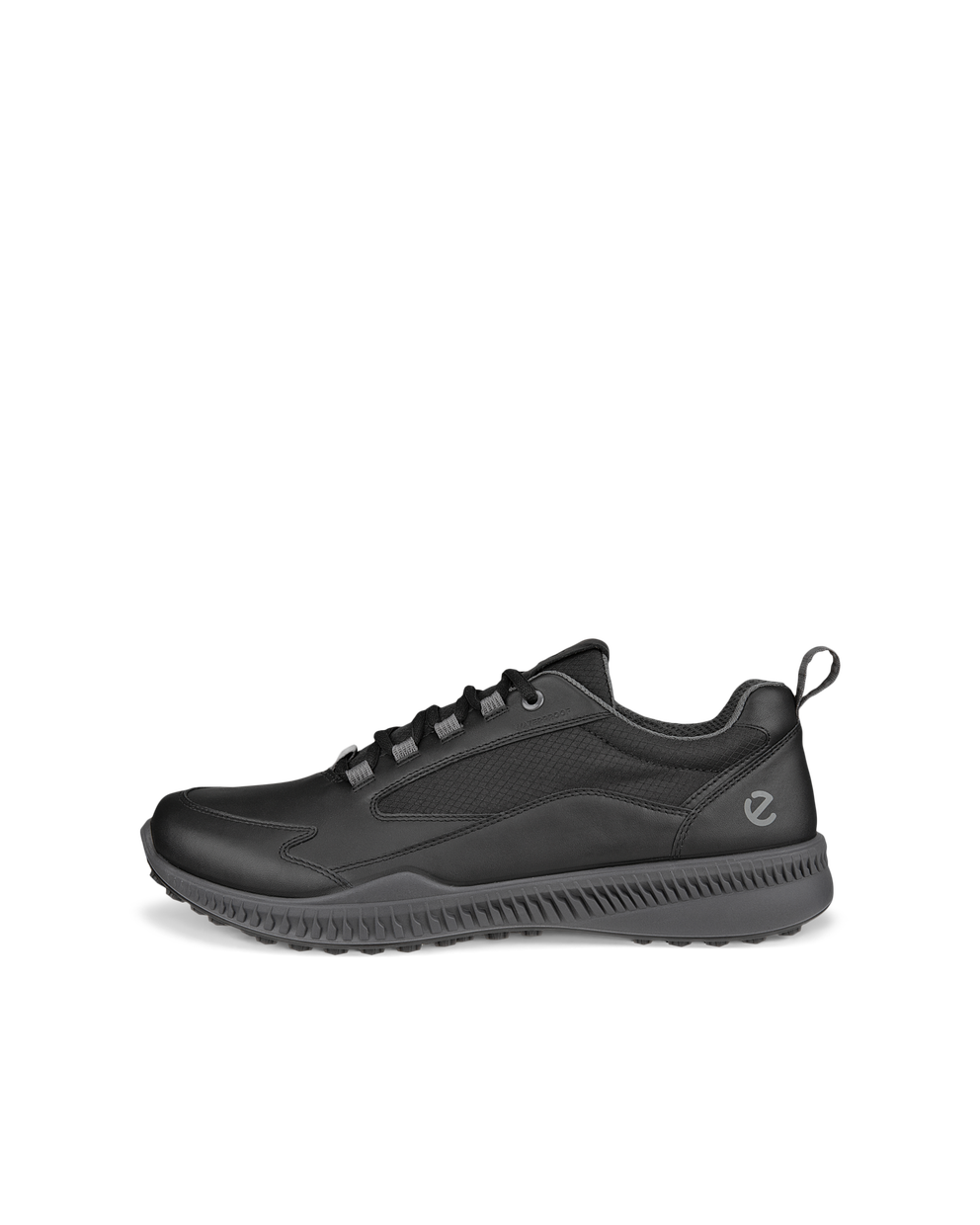 ECCO® Golf S-Hybrid chaussure de golf imperméable en cuir pour homme - Noir - Outside