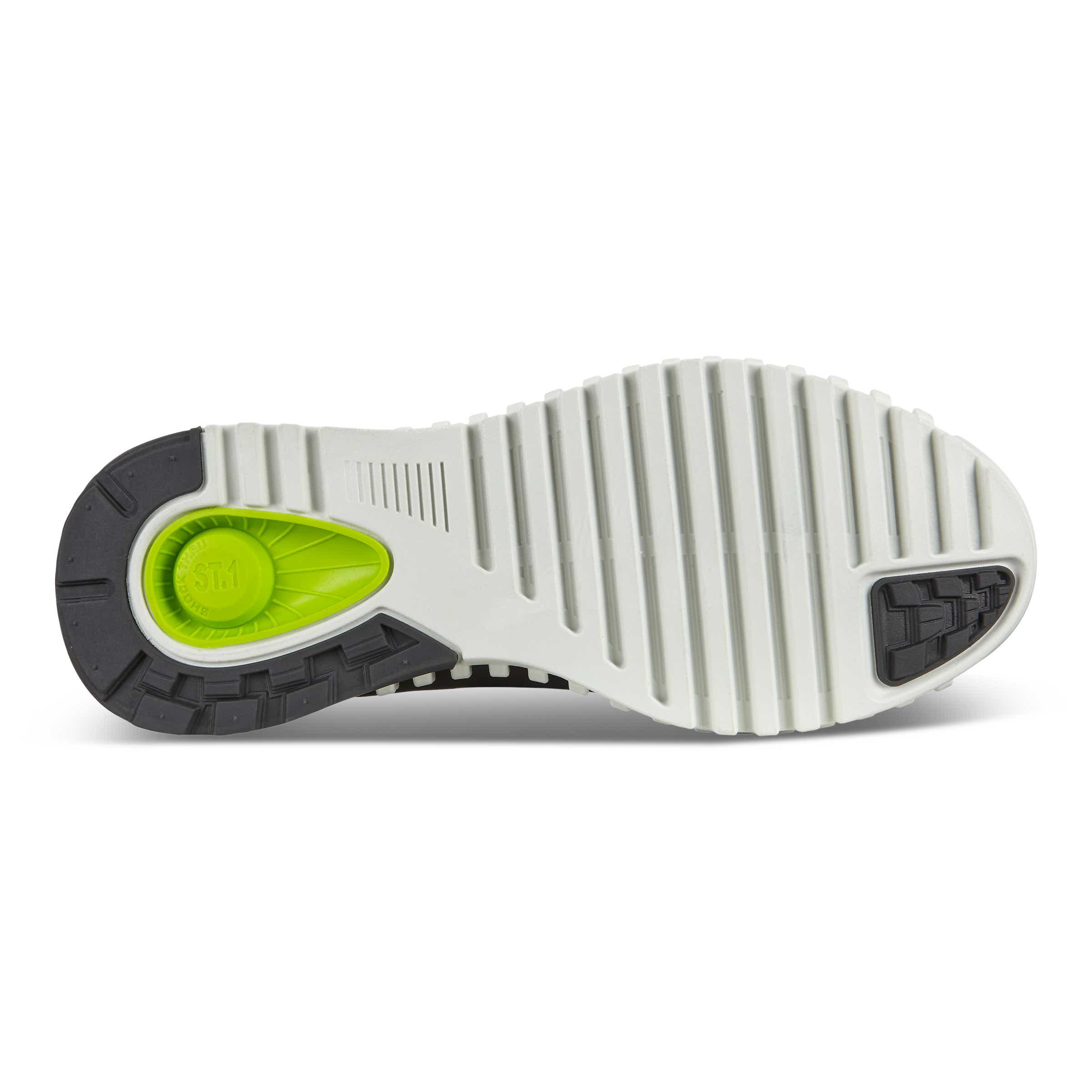 ECCO Zipflex メンズ テキスタイルスニーカー - ブラック - Sole