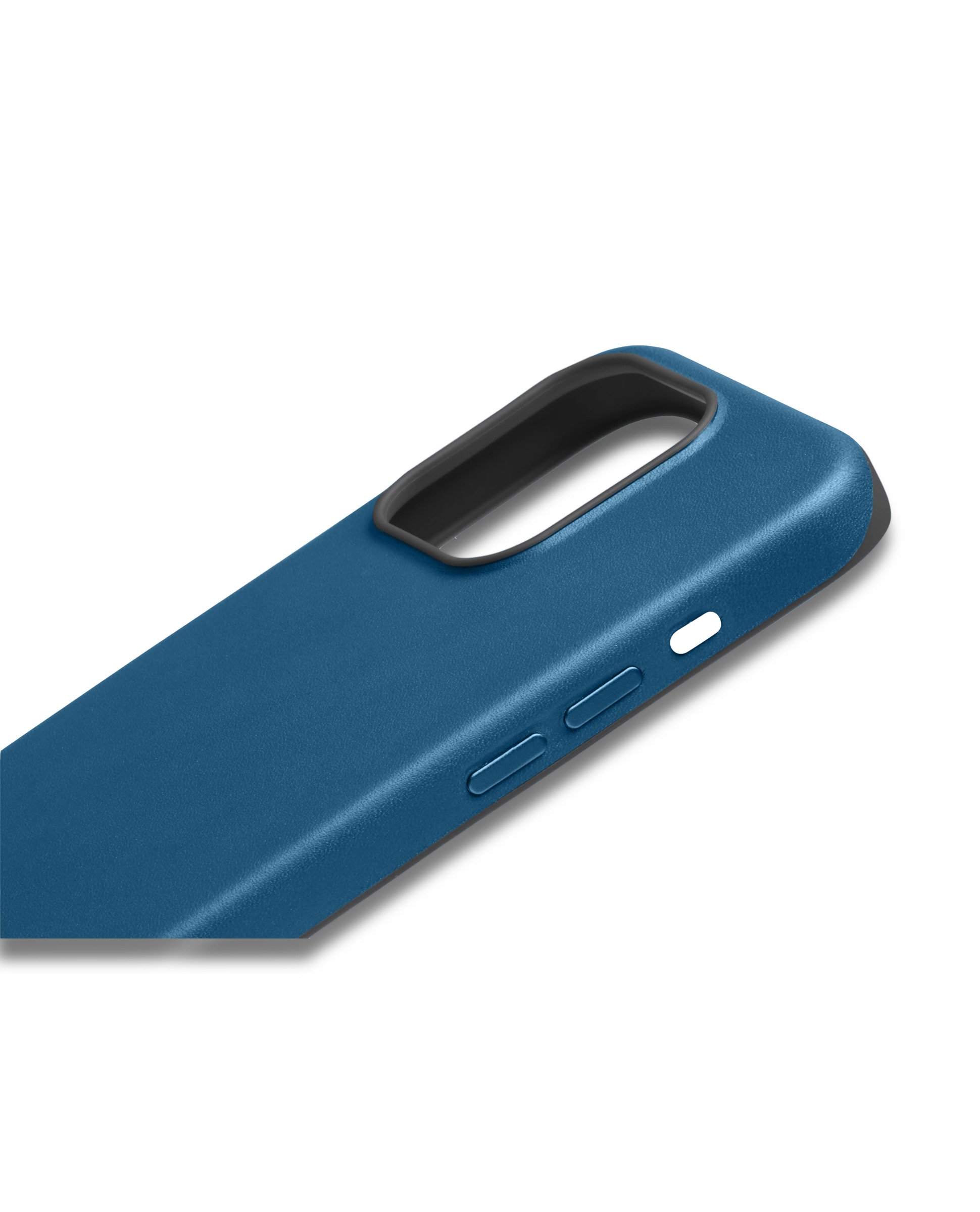 ECCO X Bellroy Phone Case 15 Pro レザースマホケース - Blue - Detail-1