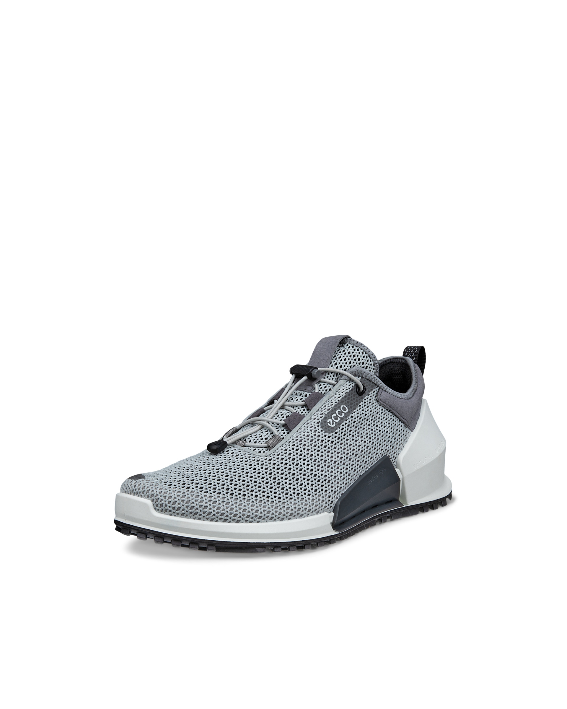 ECCO® Biom 2.0 Low Breathru baskets en toile pour homme - Gris - Main