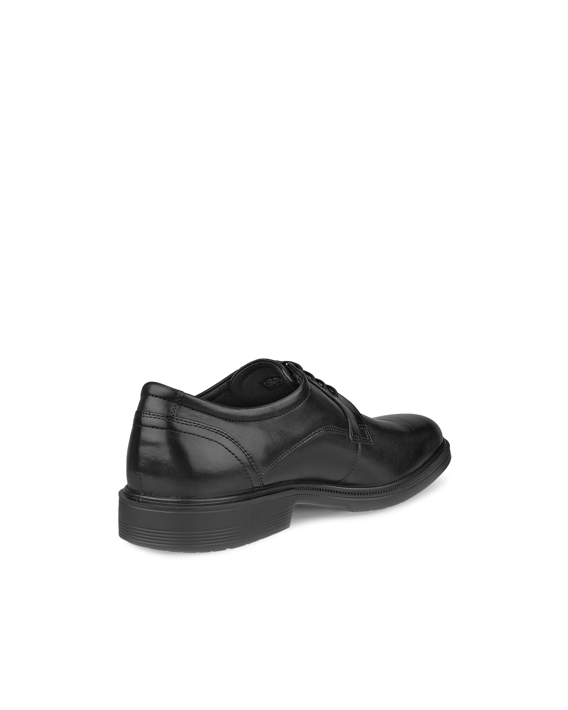 Men's ECCO® Lisbon Leather Derby Shoe - Black - Back