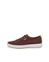 Men's ECCO® Soft 7 Nubuck Sneaker - Brown - Outside