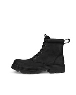 ECCO® Grainer bottes de pluie en daim à lacet pour homme - Brun - Outside