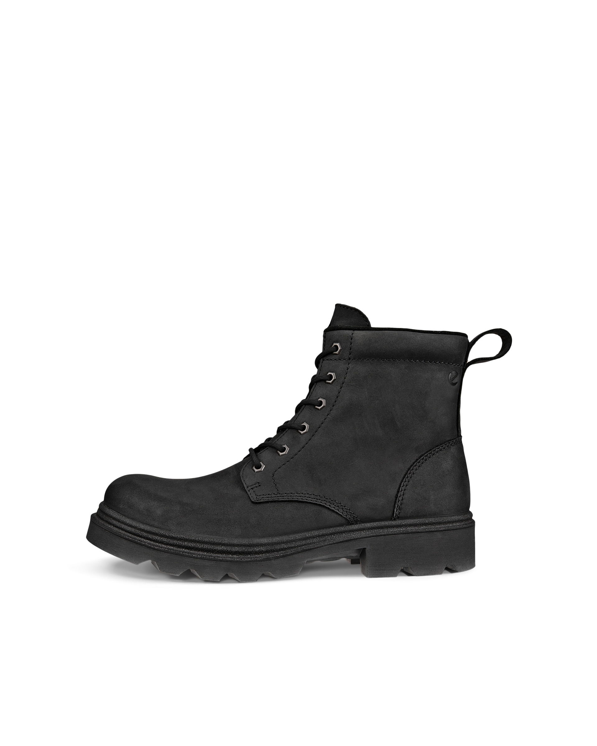 ECCO Grainer Mens Waterproof Leather Boots - Black - Outside