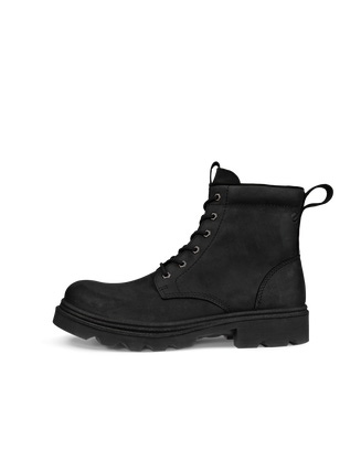 ECCO Grainer Mens Waterproof Leather Boots - Black - Outside