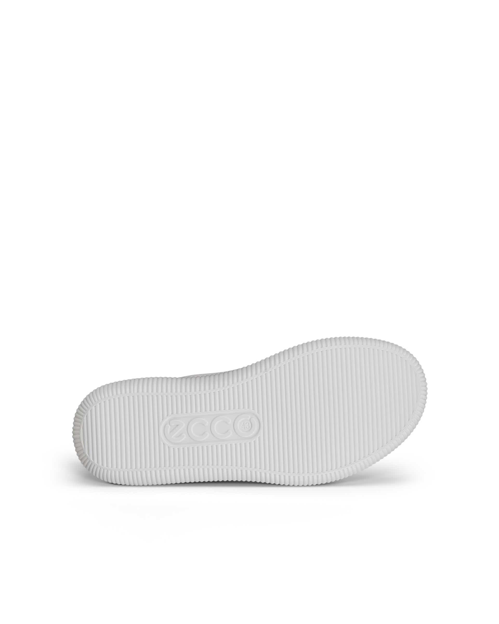 ECCO Soft Zero メンズ レザースニーカー - イエロー - Sole