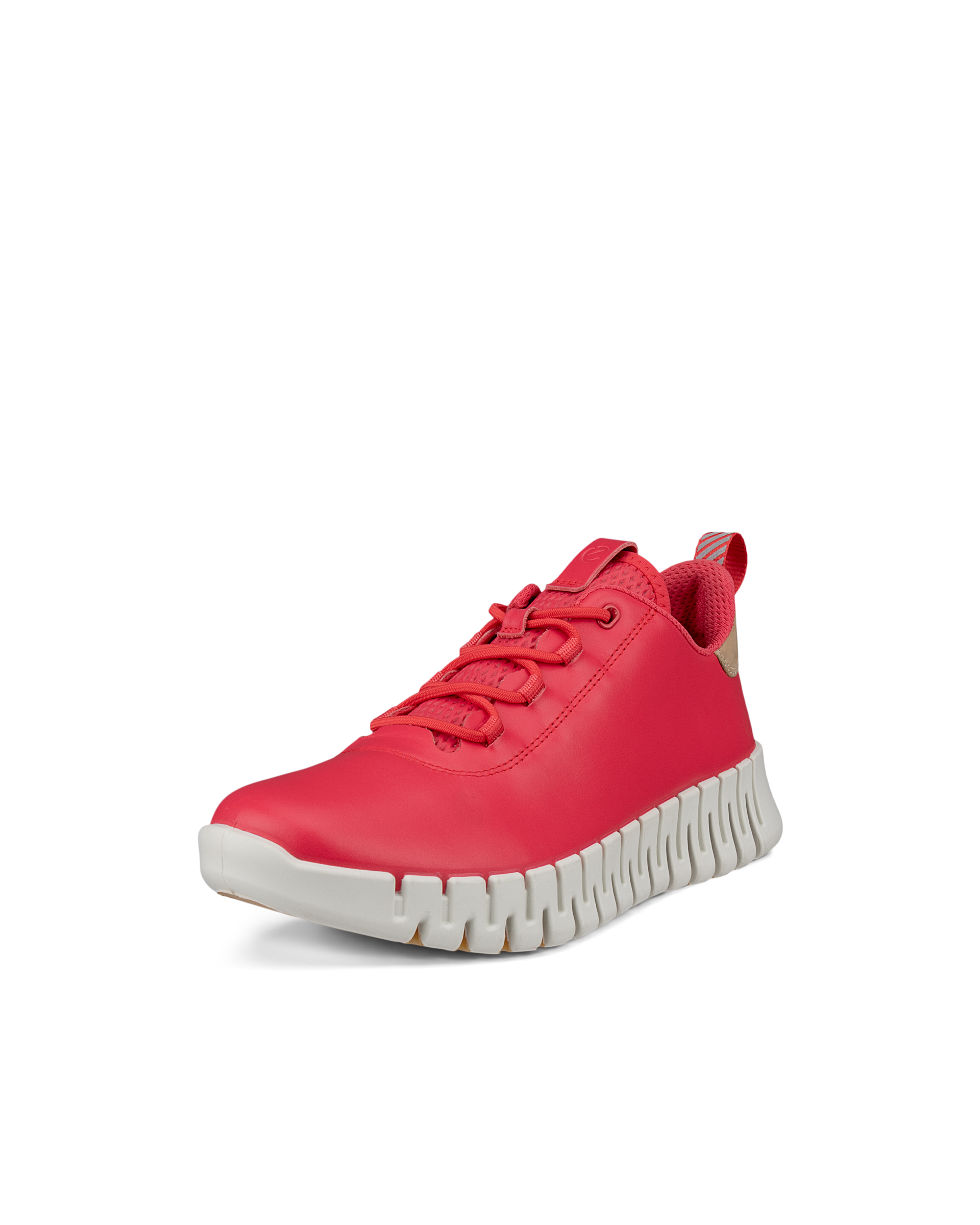 ECCO® Gruuv baskets en cuir pour femme - Rouge - Main