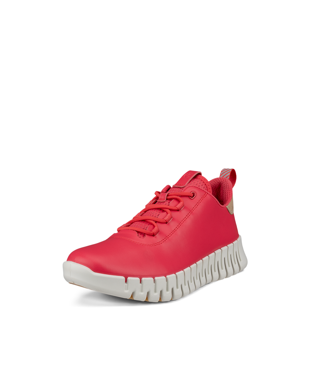 ECCO® Gruuv baskets en cuir pour femme - Rouge - Main