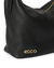 ECCO® Soft Medium Pebbled Leather Hobo Bag - Black - Detail-1