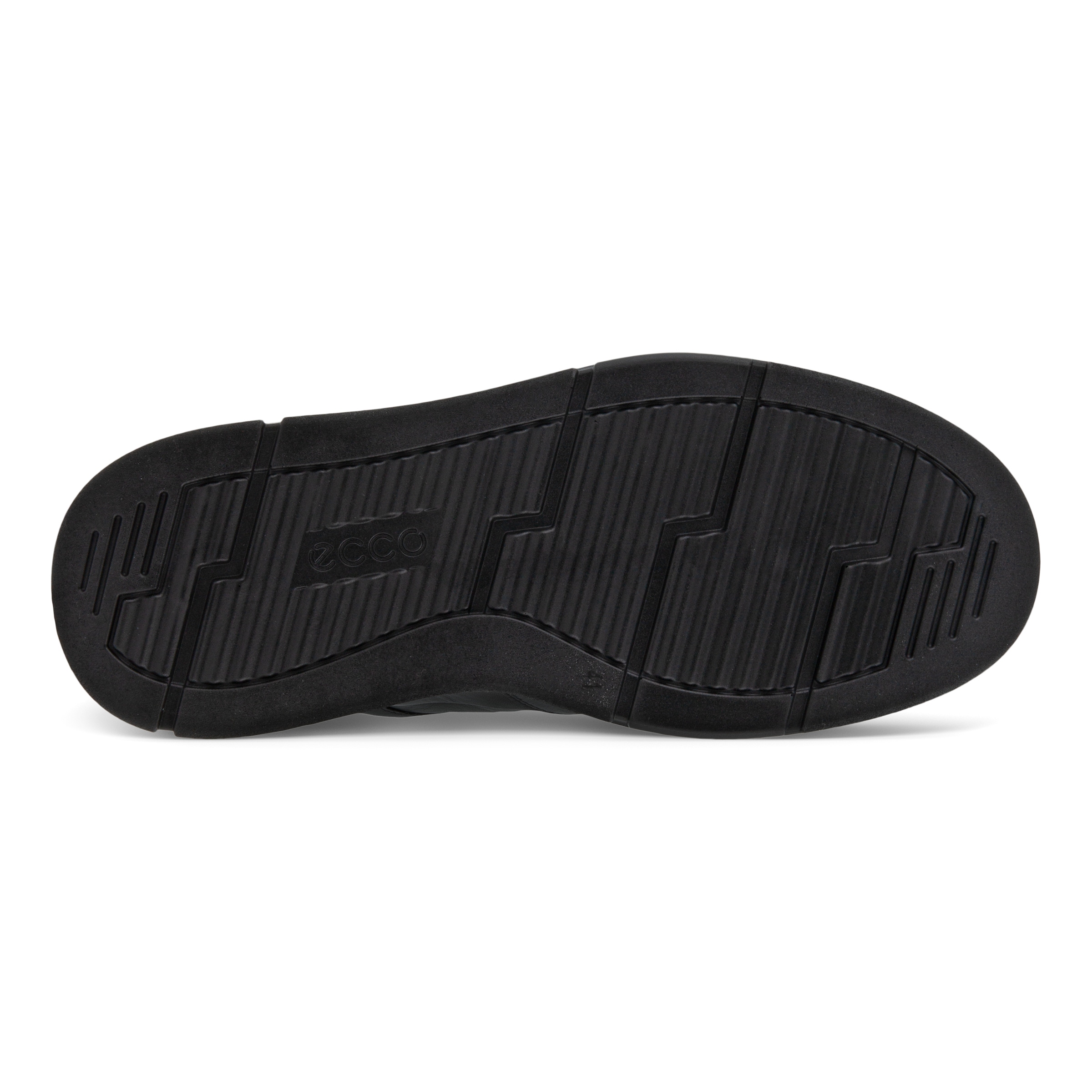 ECCO Soft X メンズ レザースニーカー - 黒 - Sole