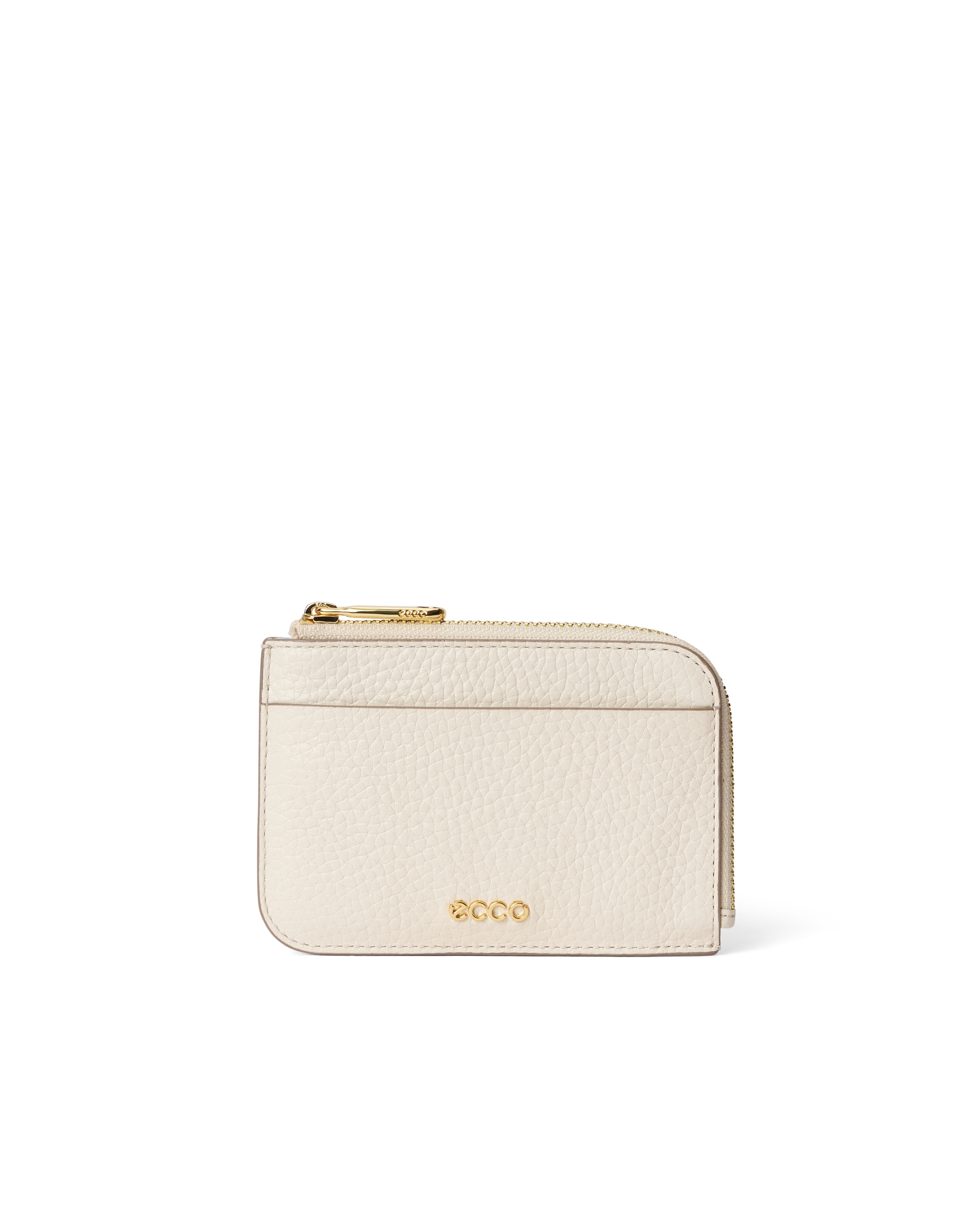 ECCO ZIPPED CARD CASE - Beige - Main