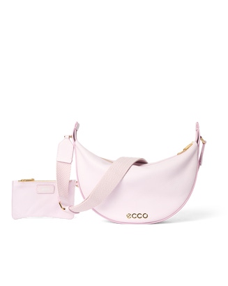 ECCO Fortune Soft Pebbled レザーショルダーバッグ - Pink - Main