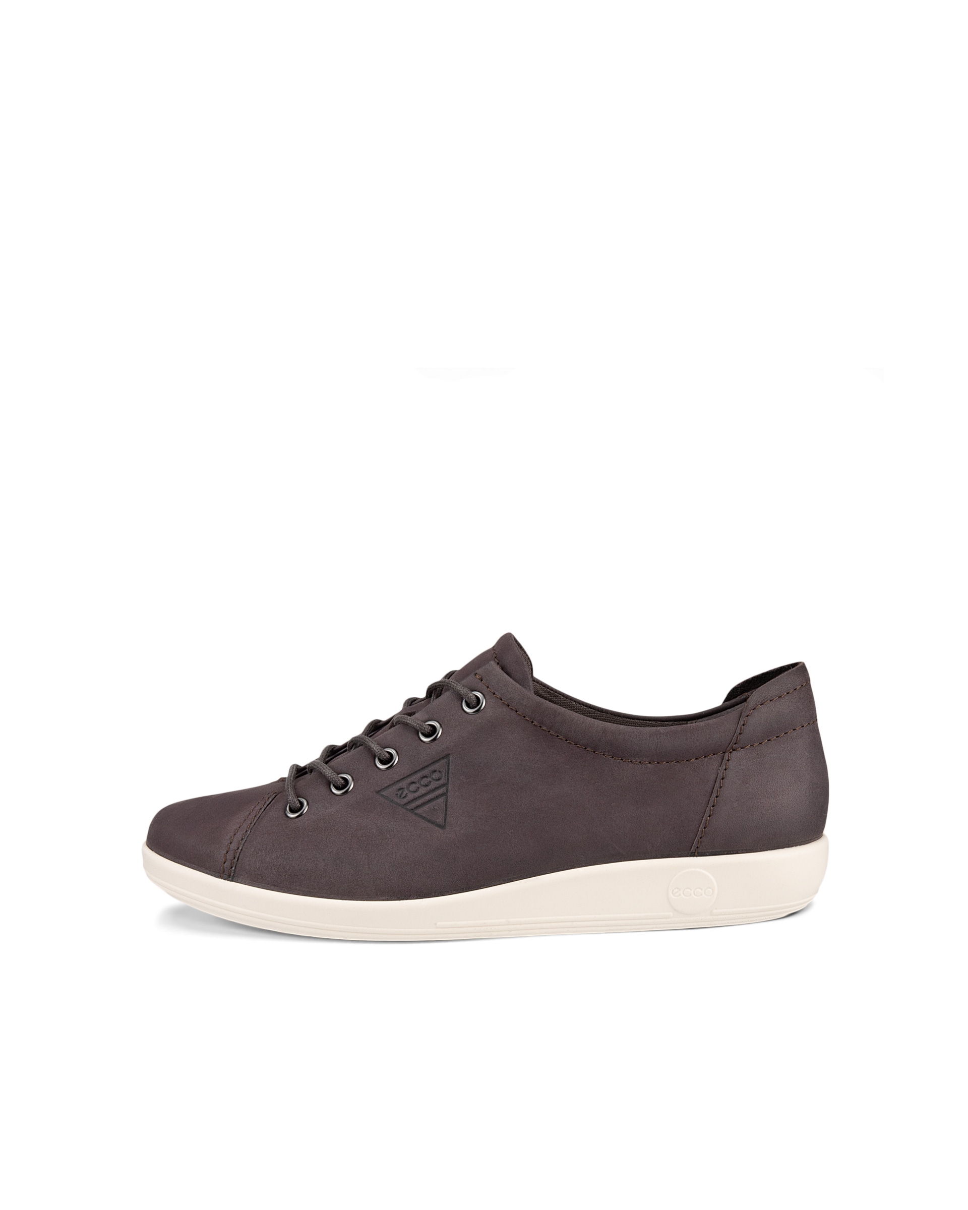 Zapatillas de piel para caminar ECCO® Soft 2.0 para mujer - Morado - Outside