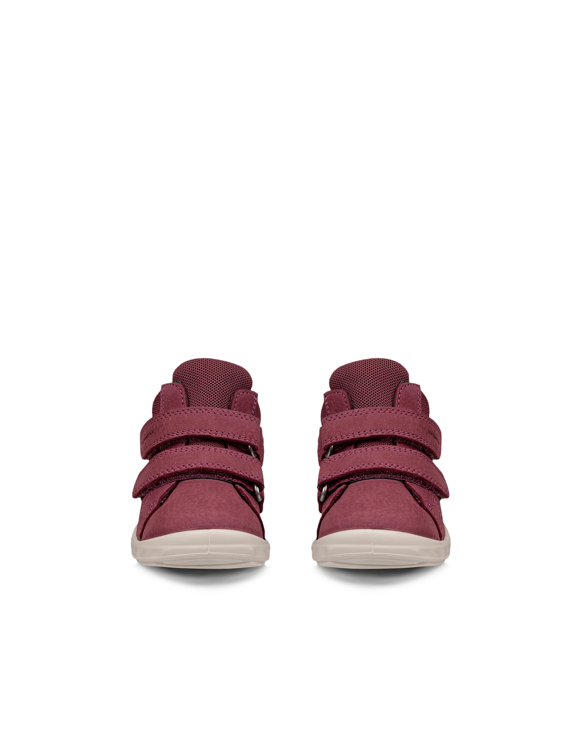 Detské nubukové tenisky suchý zips ECCO® SP.1 LITE INFANT - Ružová - Front pair