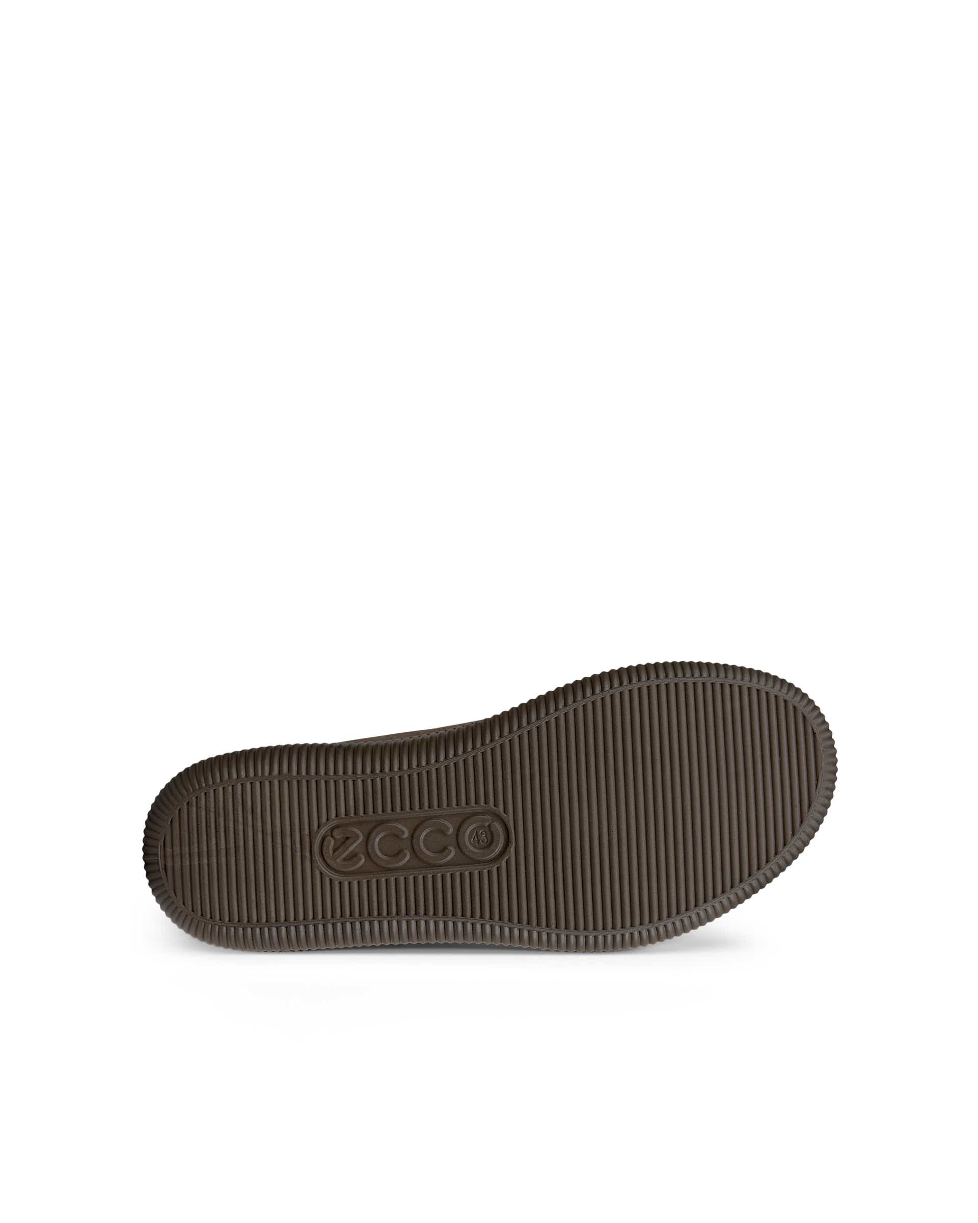 Pánské nubukové tenisky ECCO® SOFT ZERO - Hnědá - Sole