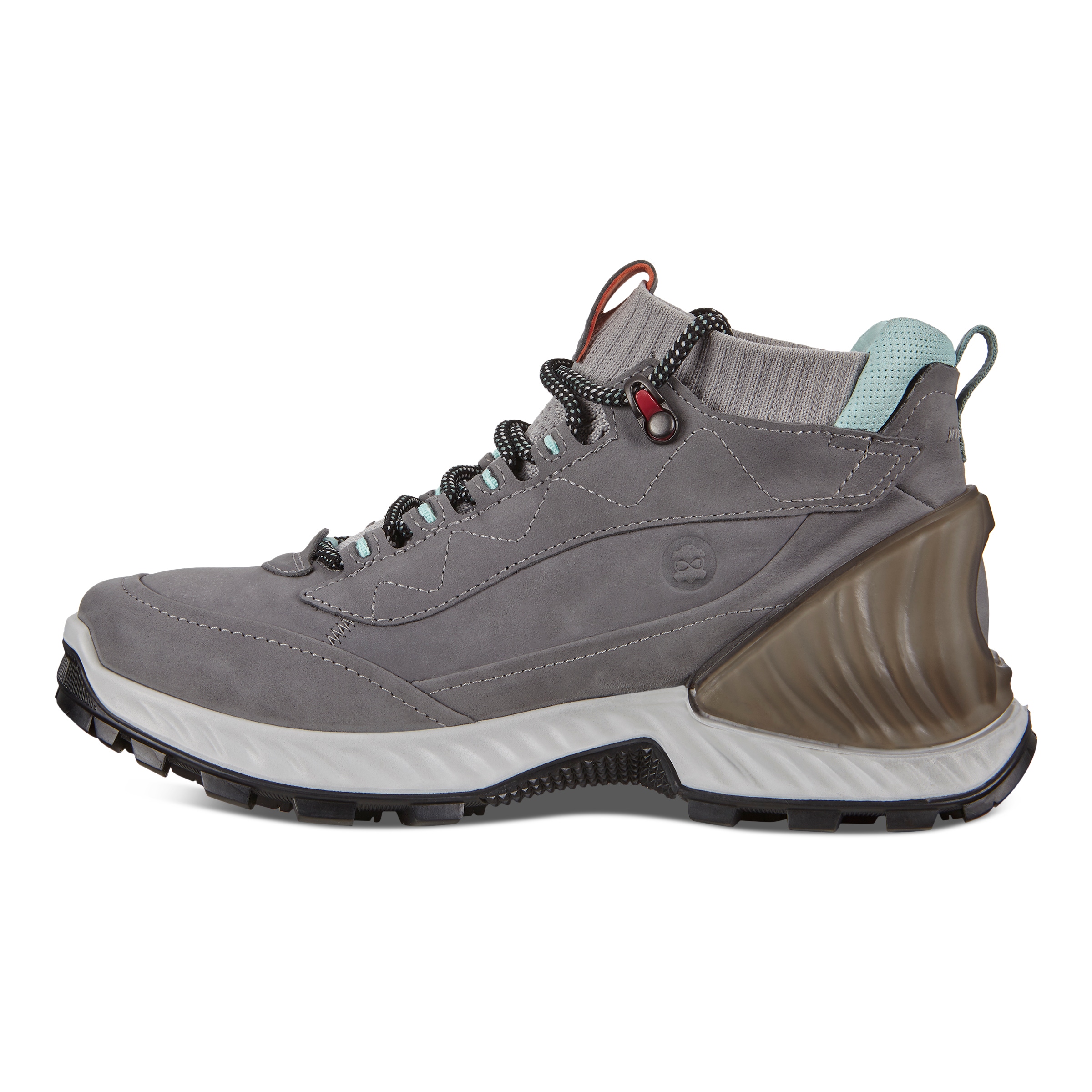 Botines de montaña de nobuk Gore-Tex ECCO® Exohike para mujer - Gris - Inside