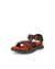 Men's ECCO® Exowrap Textile Sandal - Brown - Main