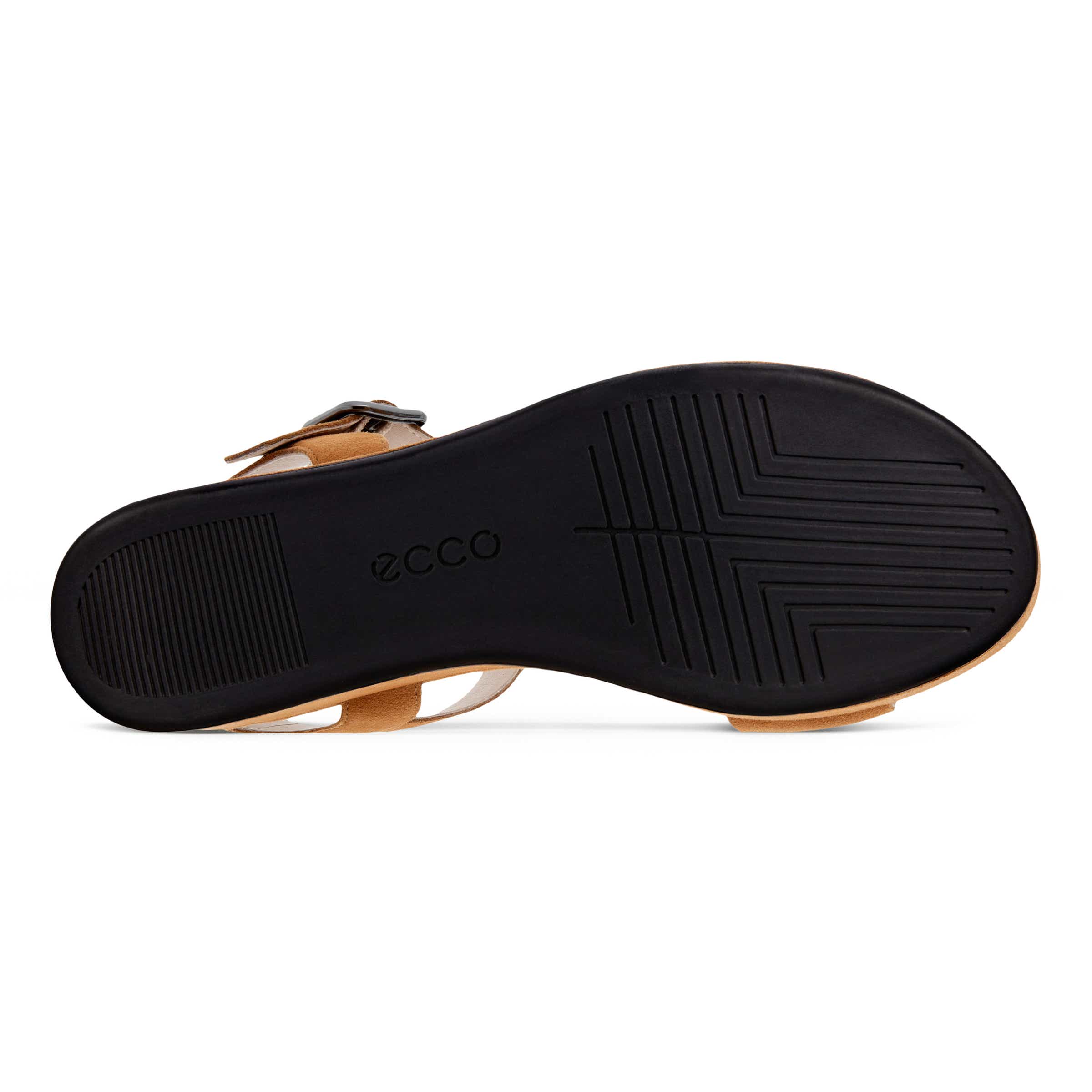 ECCO Elevate Plateau ウィメンズ スエードフラットサンダル - Brown - Sole