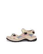 Women's ECCO® Offroad Leather Hiking Sandal - Multicolor - Outside