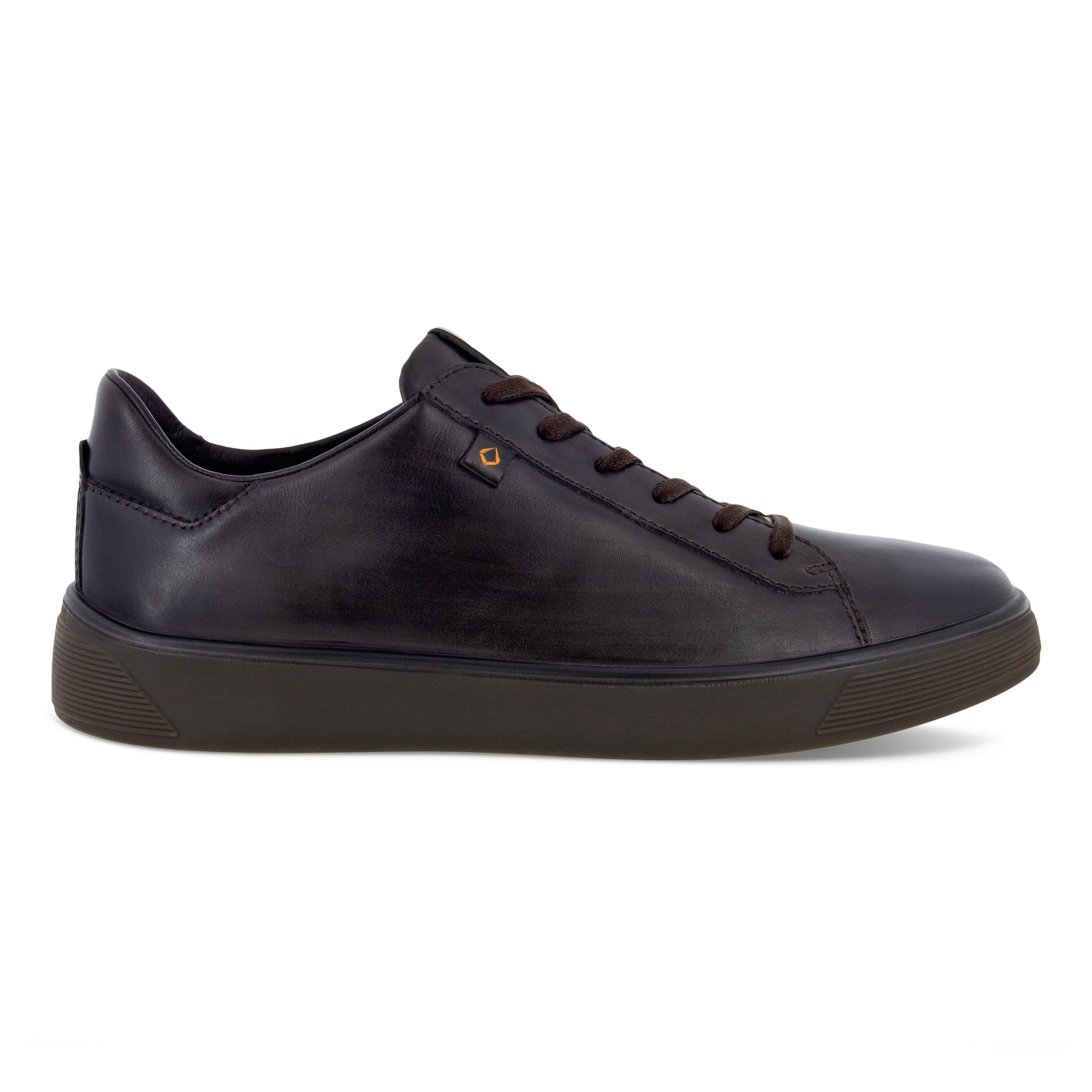 ECCO Street Tray Plus Men's Premium Sneaker - Brown - Outside