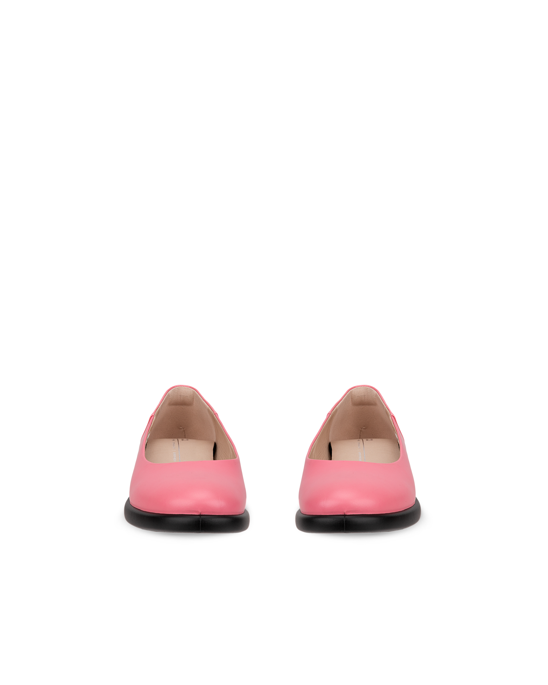 ECCO® Sculpted LX ballerines en cuir pour femme - Rose - Front pair