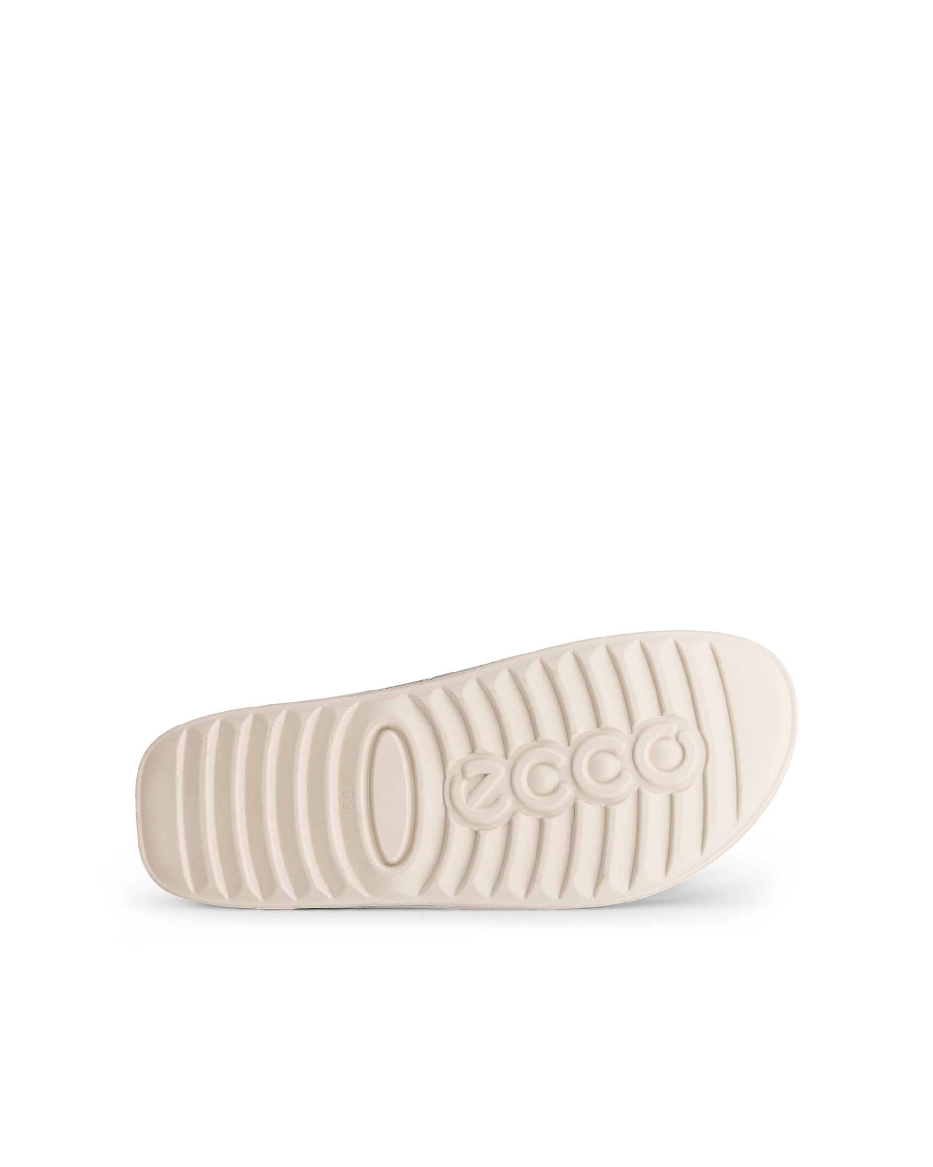 ECCO COZMO 2-STRAP WOMEN'S SLIDE SANDAL - Beige - Sole