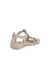 Women's ECCO® Flash Leather T-Bar Sandal - Beige - Back