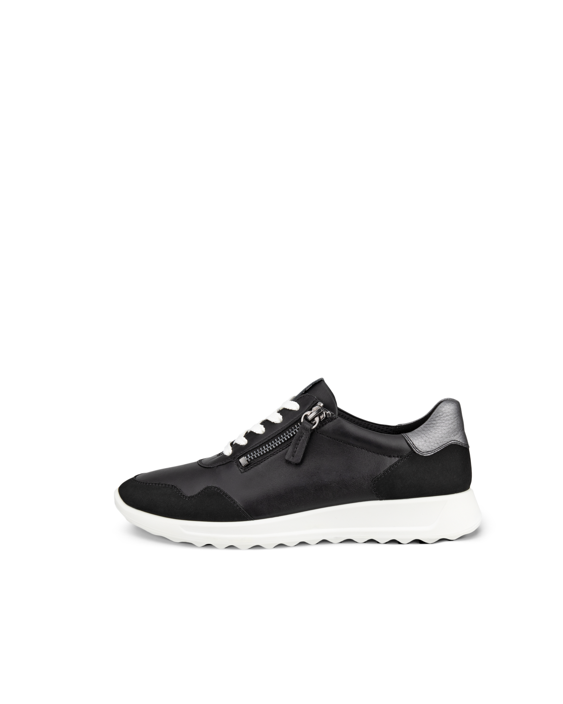 ECCO® Flexure Runner nahast vabaajajalats naistele - Must - Outside