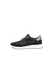 Women's ECCO® Flexure Runner Leather Sneaker - Black - Outside