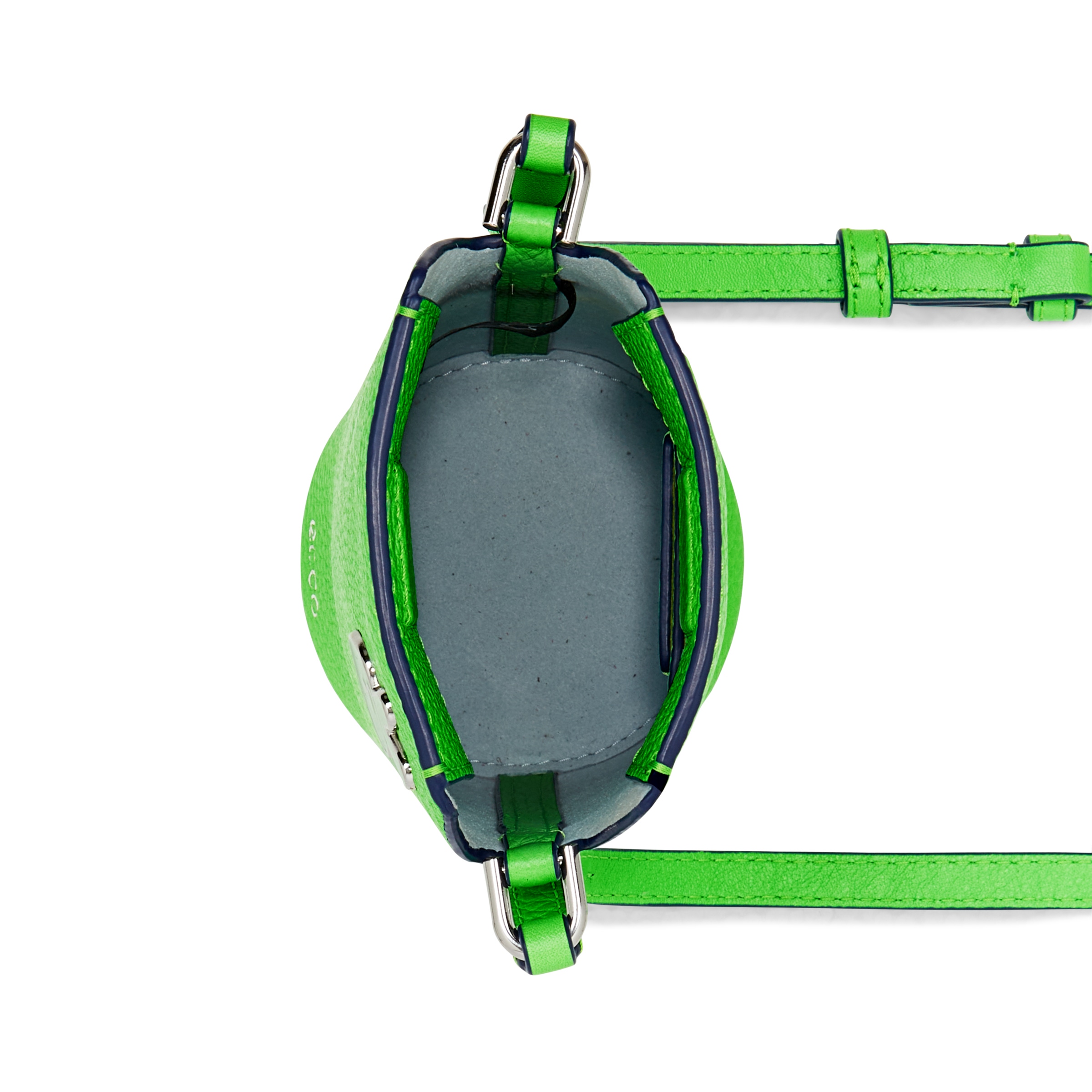 ●ESC STUDIO● easy peasy bag (2色) unisex ECCO® Pot Cool Sign Leather Crossbody Bag | Green