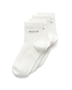 ECCO® Play keskmise lõikega vastupidavad sokid (2 tk) unisex - Valge - Main