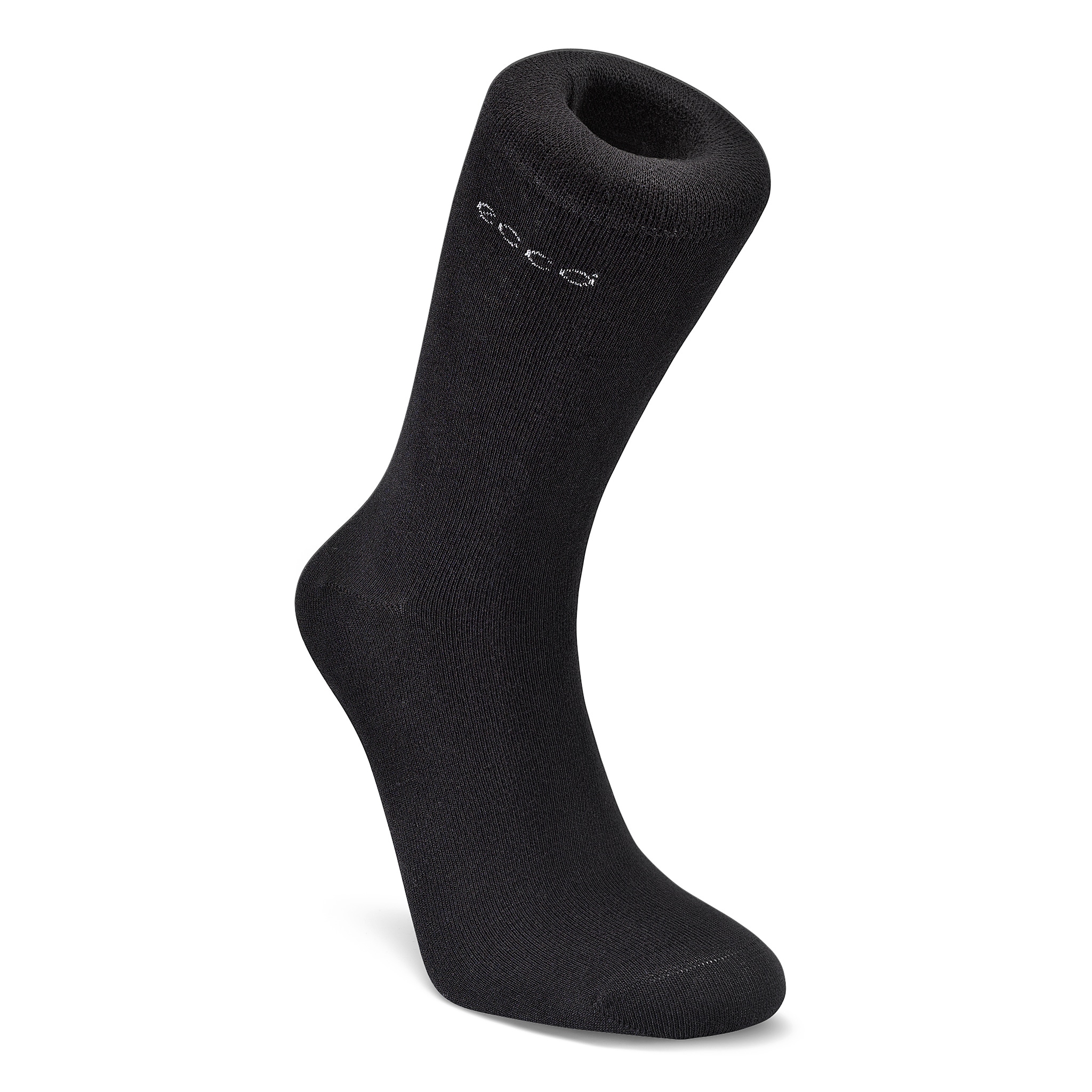 ECCO Bamboo Crew Socks - Black - Main
