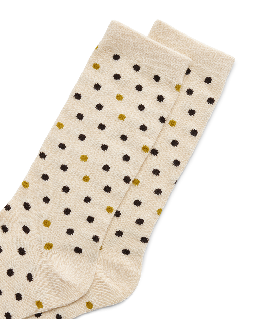 ECCO® Classic Dotted Mid-Cut Socks - Beige - Detail-1