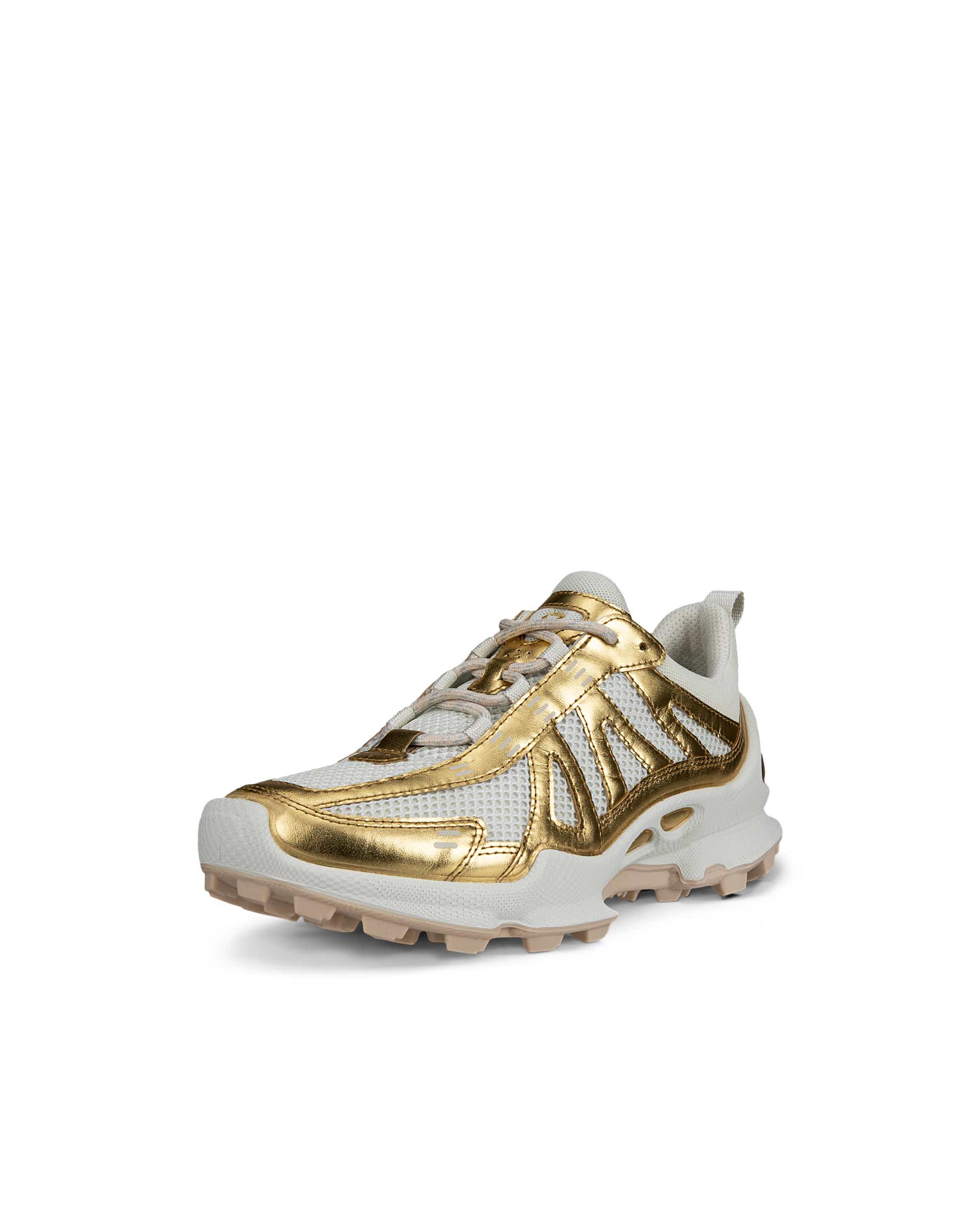 Women's ECCO® Biom C-Trail Leather Outdoor Sneaker - Yellow - Main