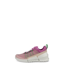 Boys' ECCO® Biom K1 Textile Sneaker - Pink - Outside