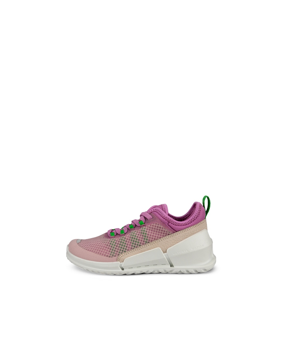 Girls ECCO Biom K1 Textile Sneaker Pink