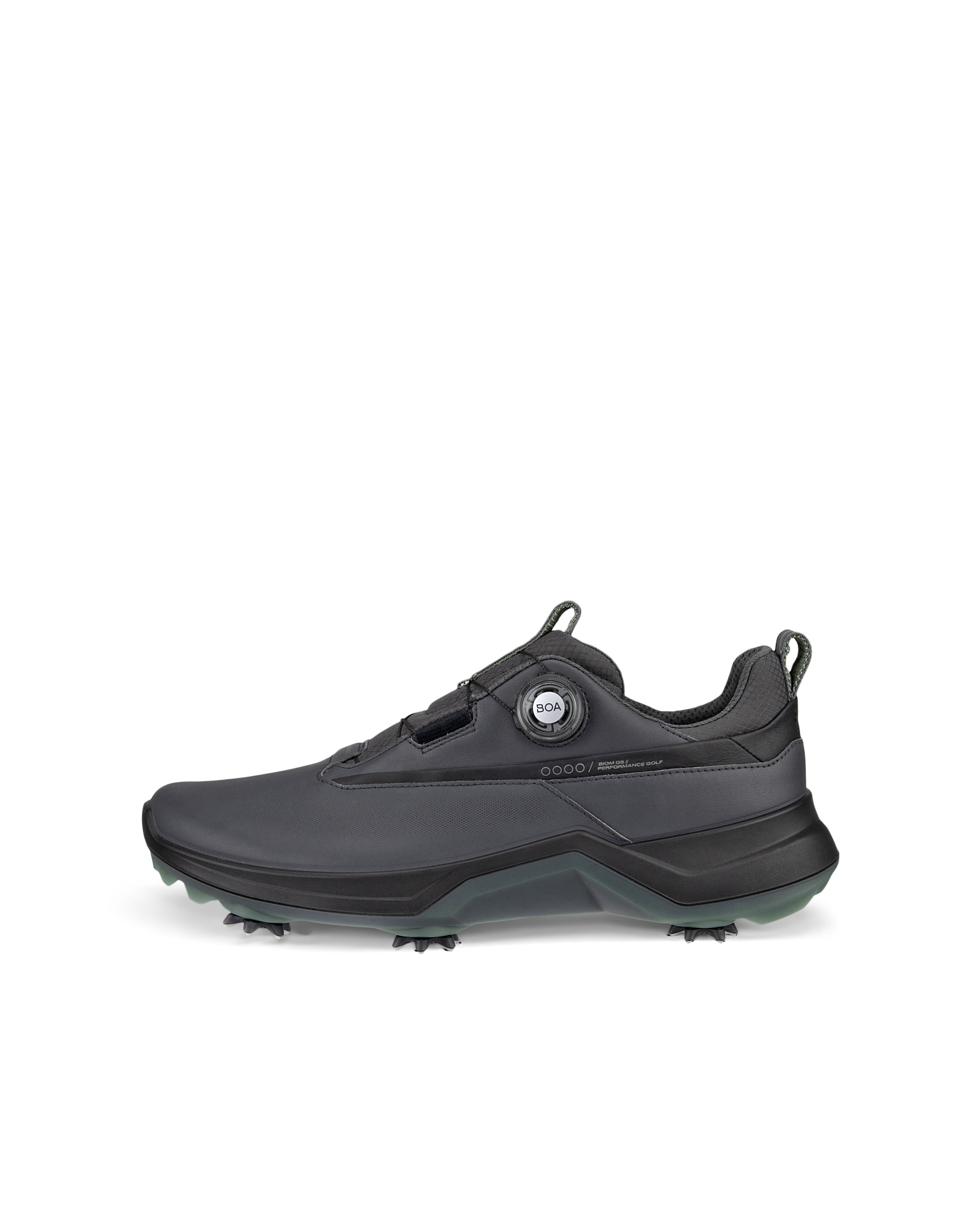 남성 ECCO Golf Biom G5 가죽 고어텍스 골프 스파이크 - Grey - Outside