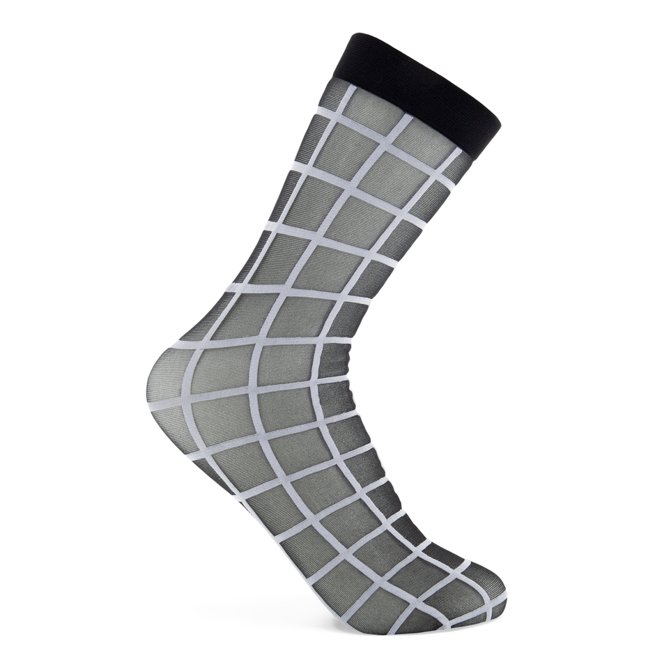 ECCO Women's Sheer Socks - Black - Detail-1