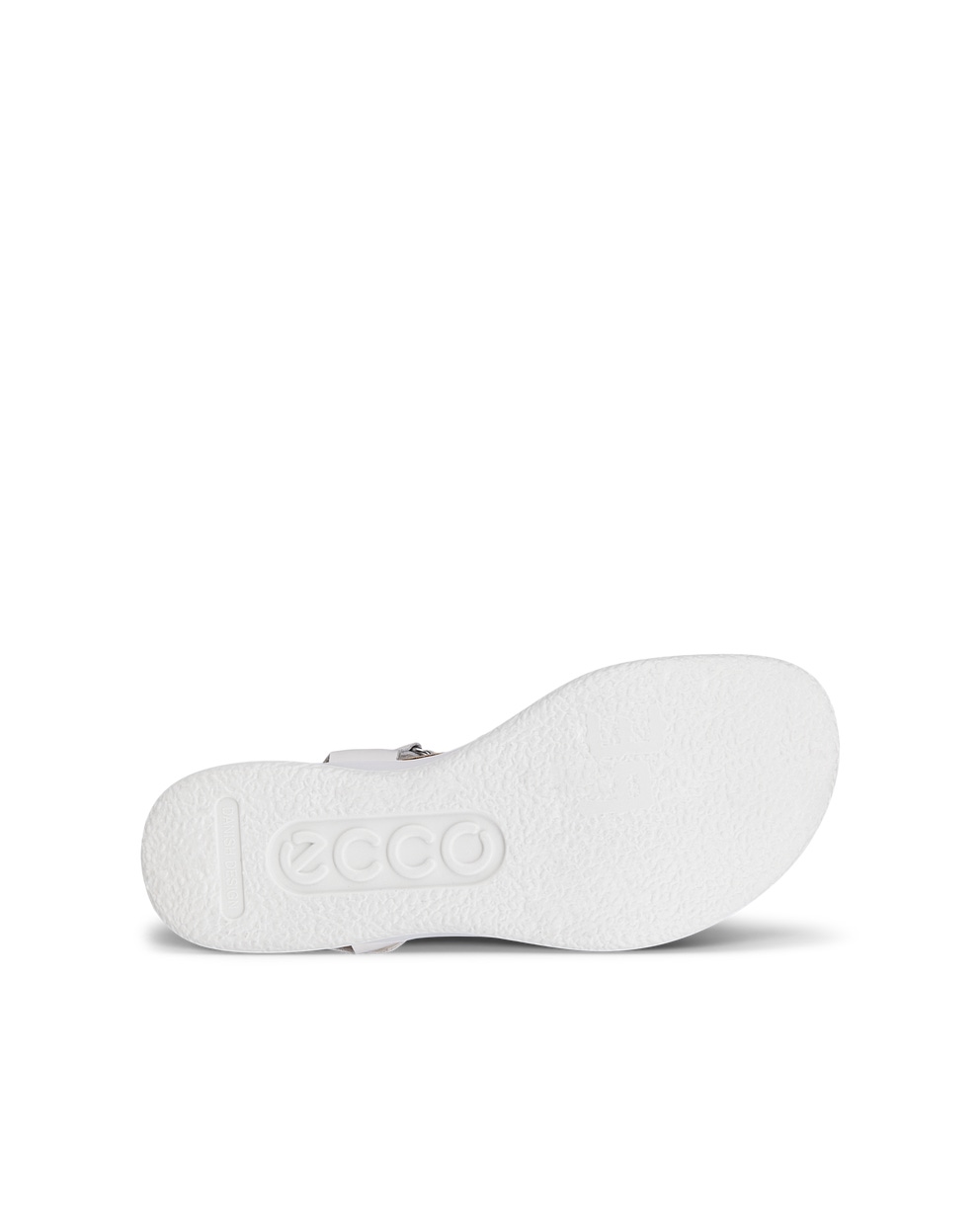 ECCO® Flowt sandale compensée liège et cuir pour femme - Blanc - Sole