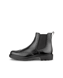 Men's ECCO® Metropole Oslo Leather Chelsea Boot - Black - Outside