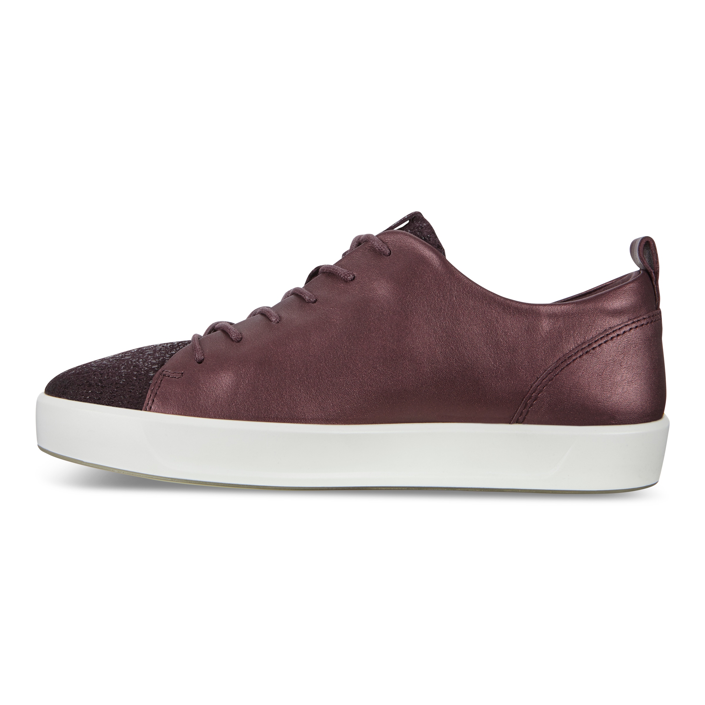 ECCO Womens Soft 8 Sneaker Lace II - Red - Inside