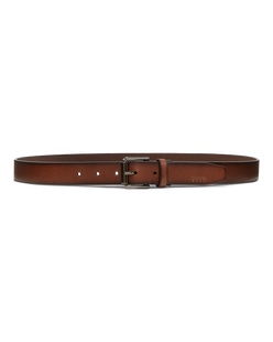 Men's ECCO® Leather Belt - Brown - Main