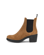 Women's ECCO® Metropole Zurich Leather Chelsea Boot - Brown - Outside