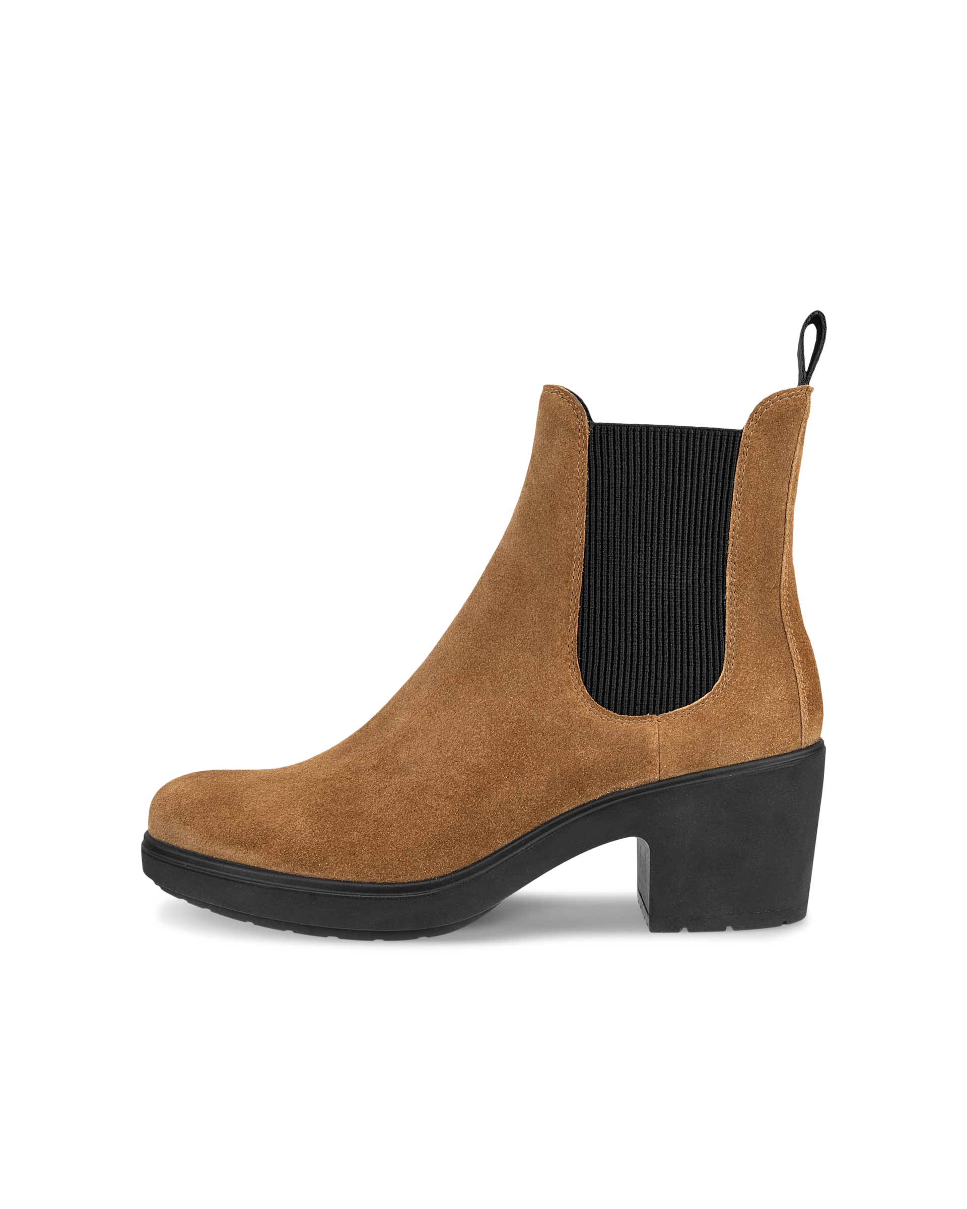 Women's ECCO® Metropole Zurich Suede Chelsea Boot - Brown - Outside