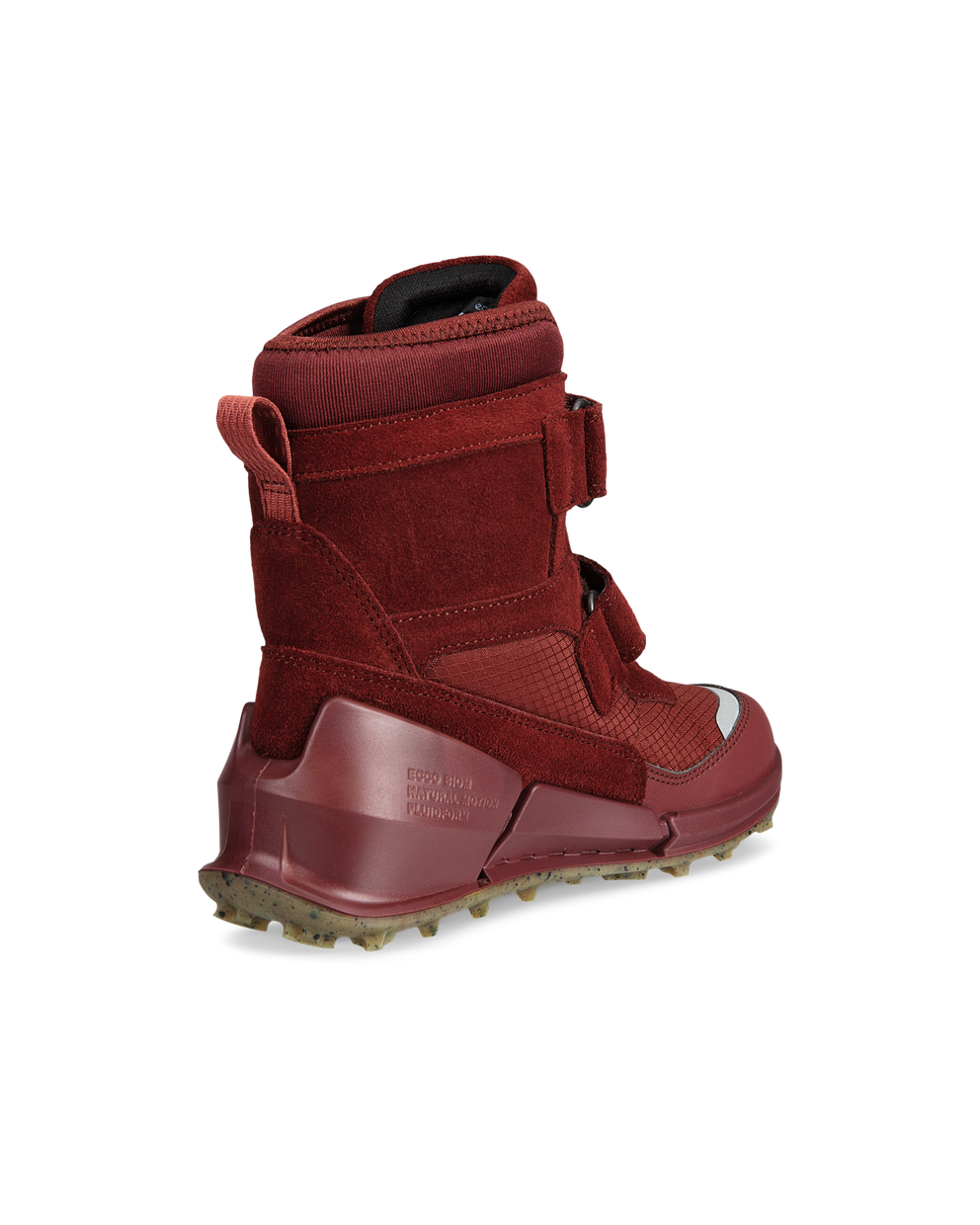 Botines de invierno de ante Gore-Tex ECCO® Biom K2 para niño/a - Rojo - Back