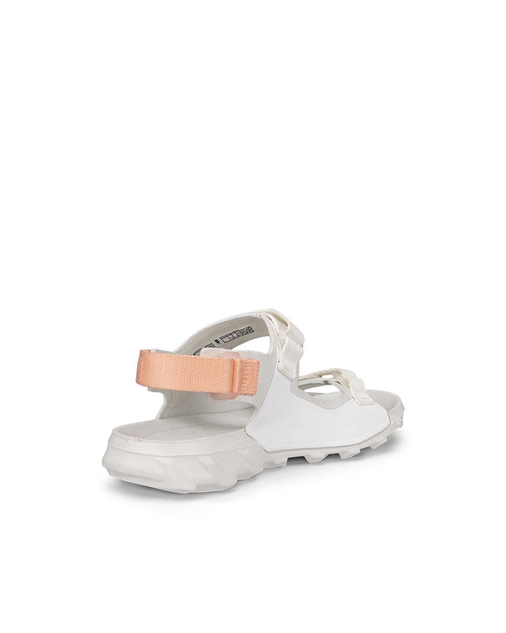 Women's ECCO® MX Onshore Textile Two Strap Sandal - White - Back